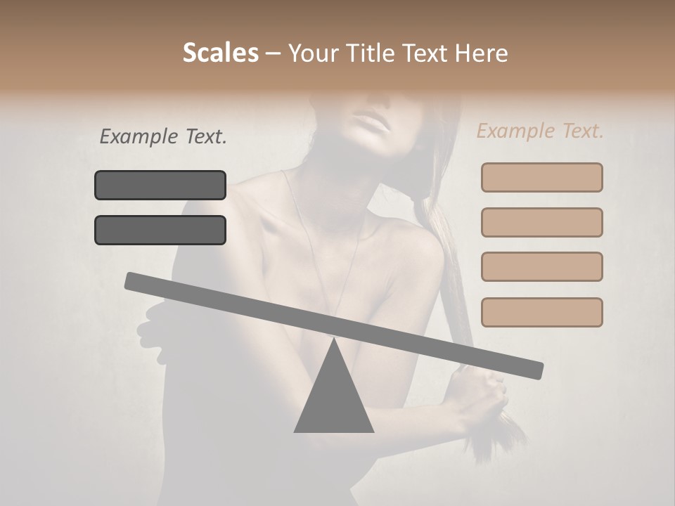 Beautiful Fashion Girl PowerPoint Template