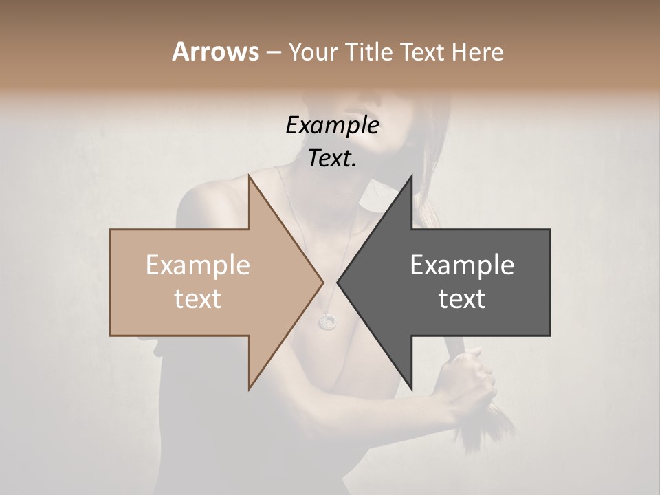 Beautiful Fashion Girl PowerPoint Template