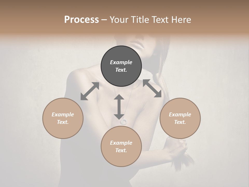 Beautiful Fashion Girl PowerPoint Template