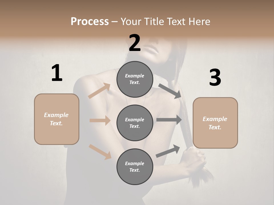 Beautiful Fashion Girl PowerPoint Template