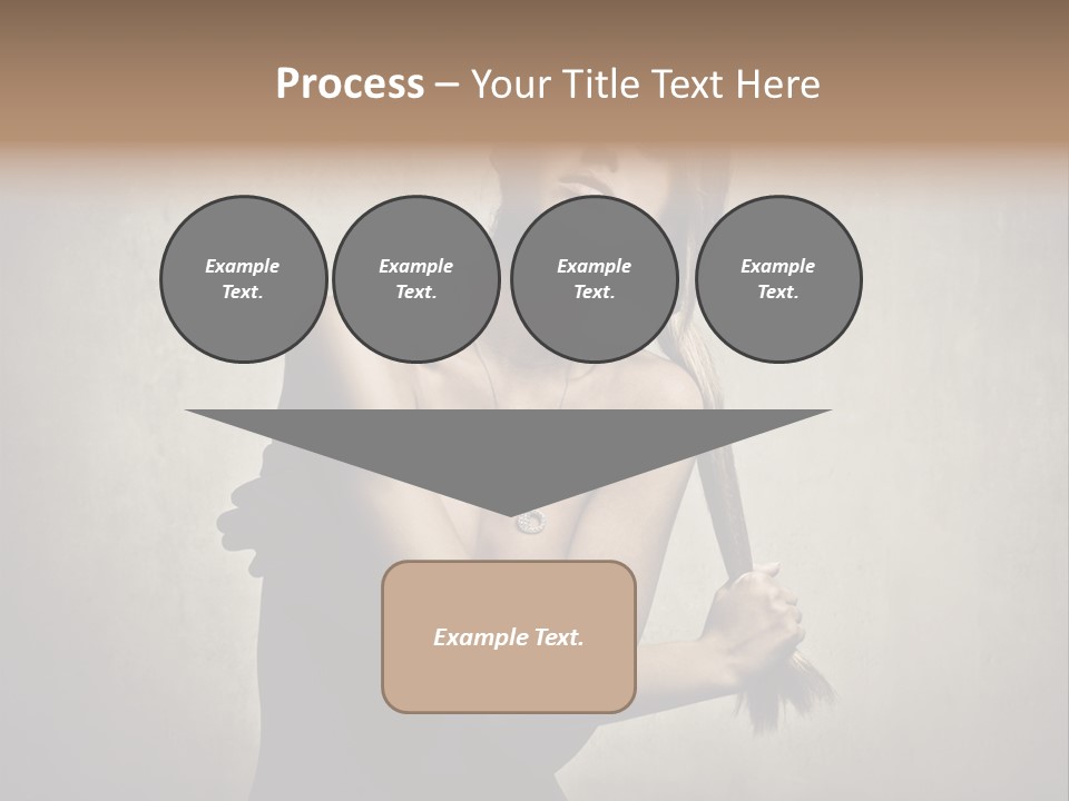 Beautiful Fashion Girl PowerPoint Template