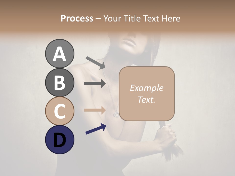 Beautiful Fashion Girl PowerPoint Template