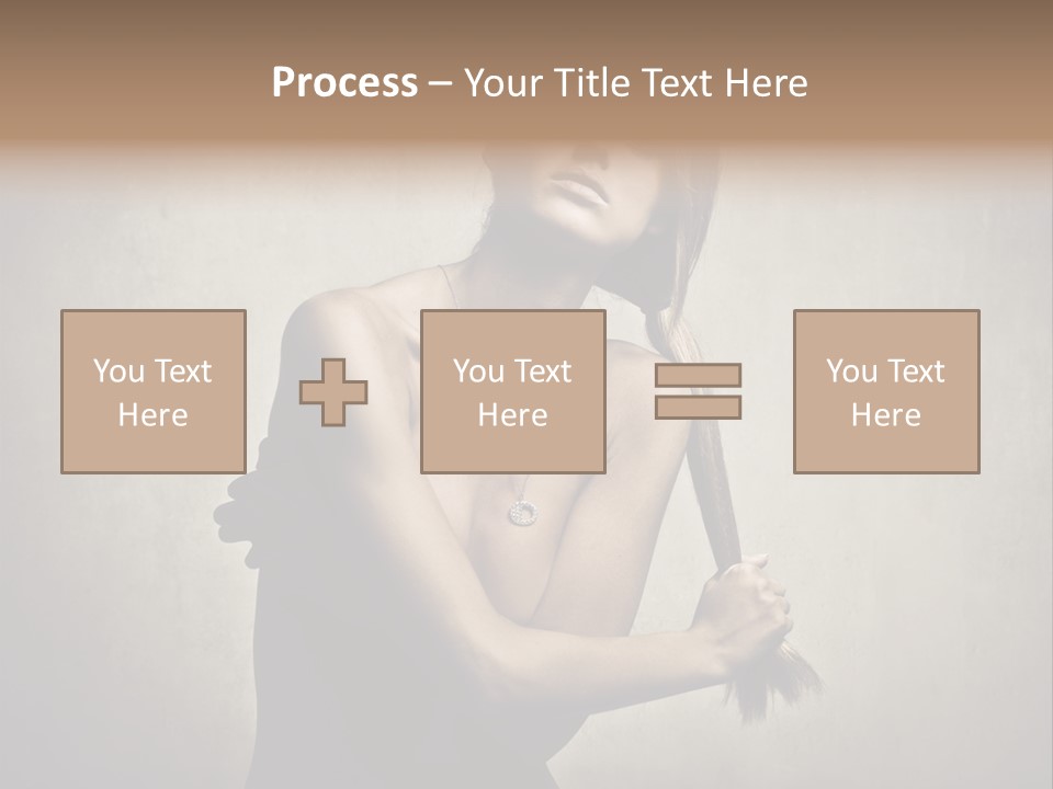 Beautiful Fashion Girl PowerPoint Template