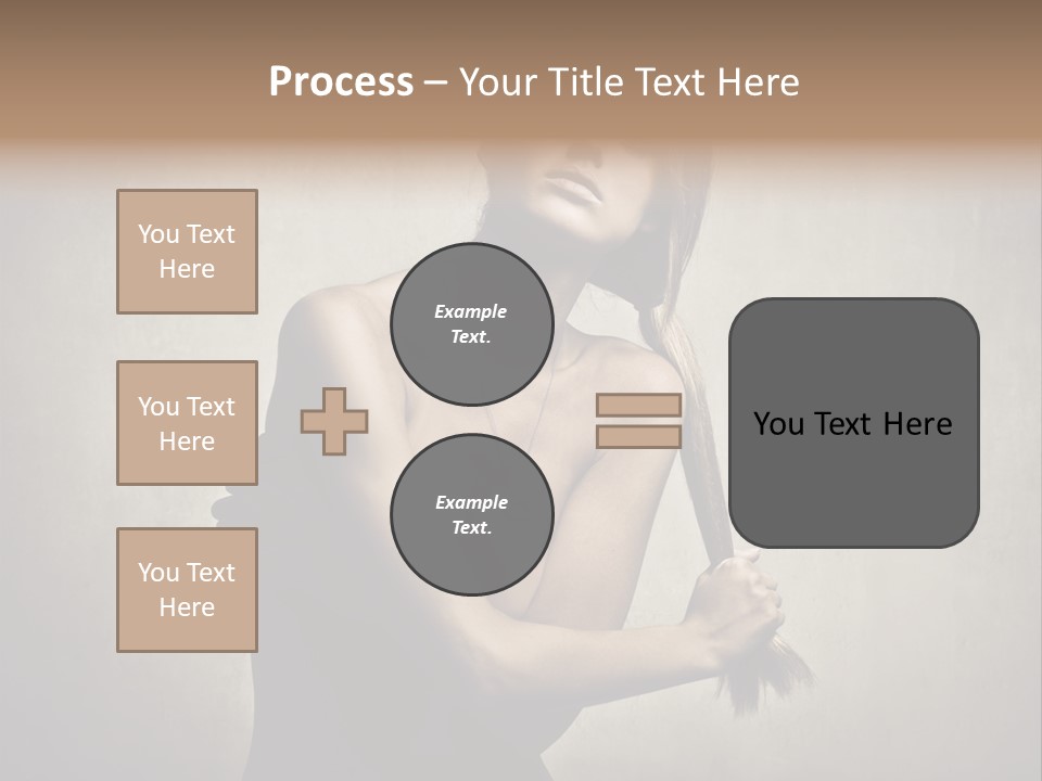 Beautiful Fashion Girl PowerPoint Template