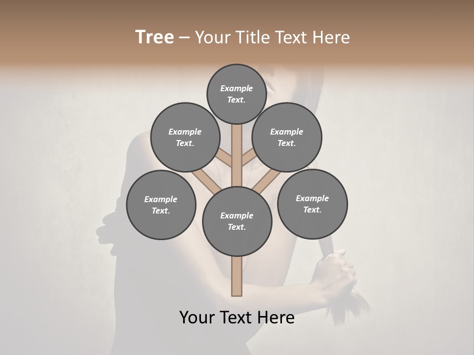 Beautiful Fashion Girl PowerPoint Template