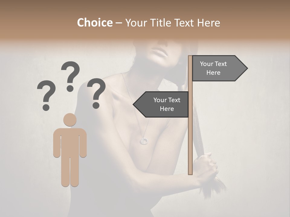 Beautiful Fashion Girl PowerPoint Template