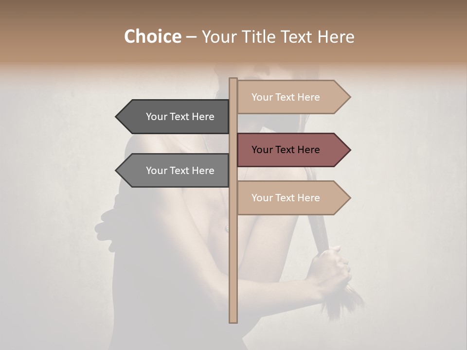 Beautiful Fashion Girl PowerPoint Template