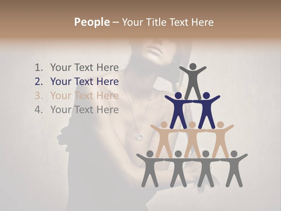 Beautiful Fashion Girl PowerPoint Template