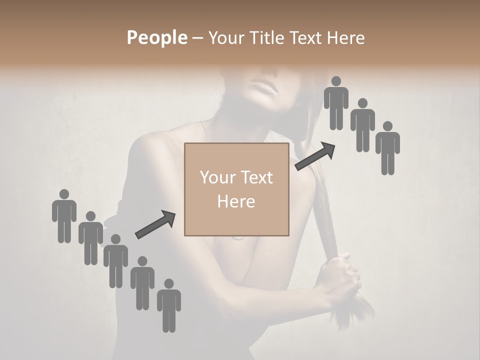 Beautiful Fashion Girl PowerPoint Template