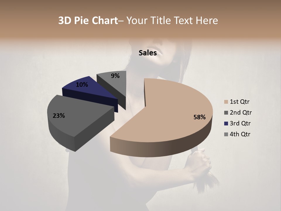 Beautiful Fashion Girl PowerPoint Template