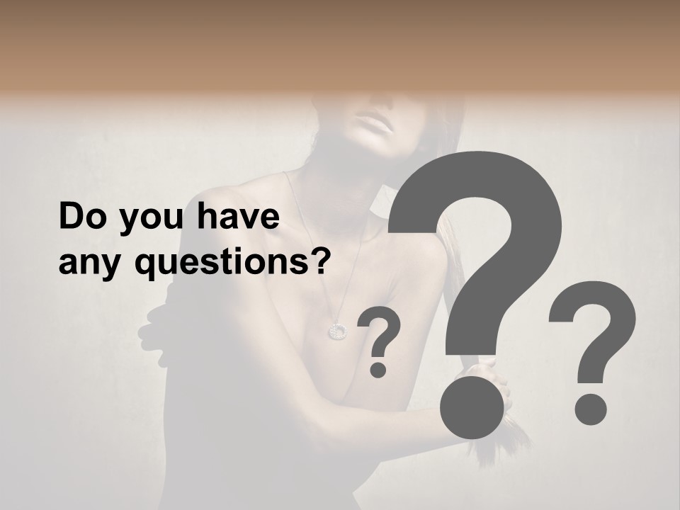 Beautiful Fashion Girl PowerPoint Template