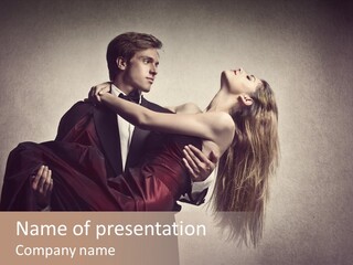 Indoor Portrait Marriage PowerPoint Template