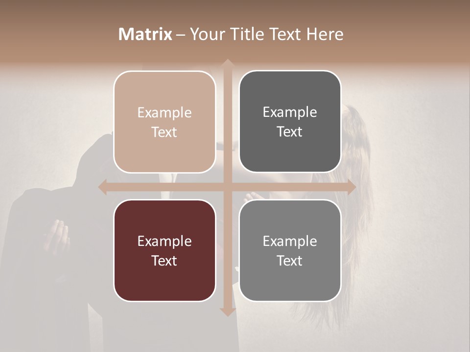 Indoor Portrait Marriage PowerPoint Template