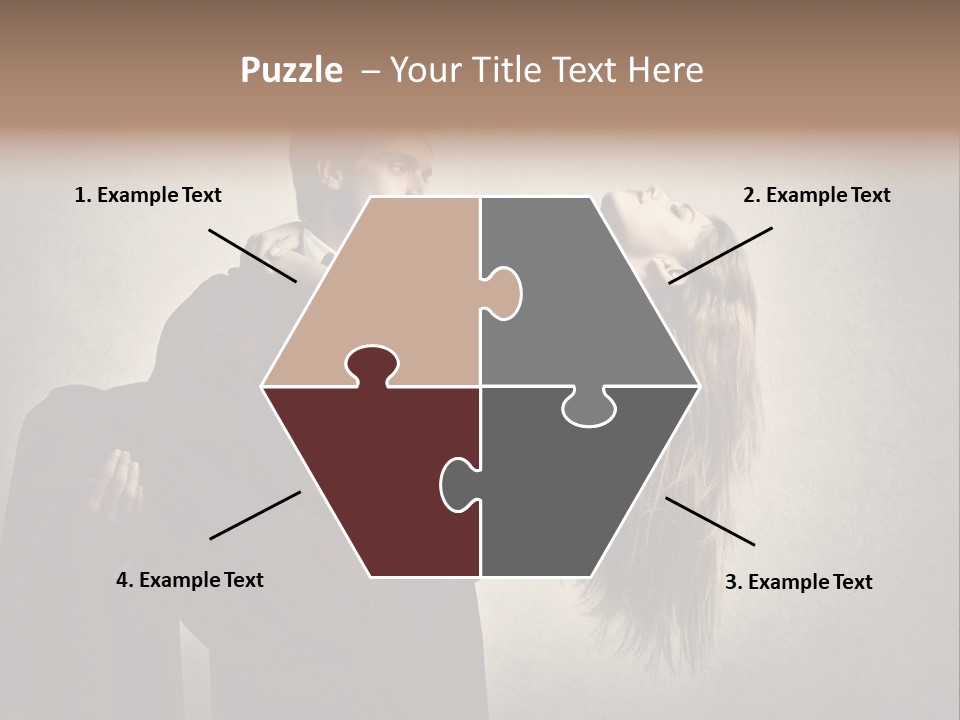 Indoor Portrait Marriage PowerPoint Template