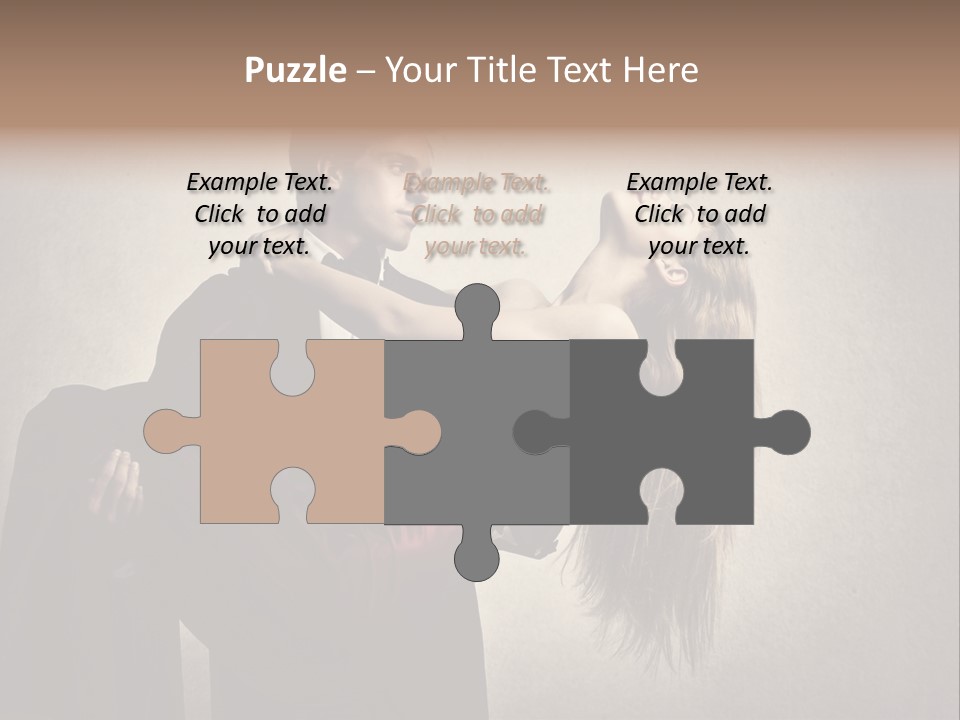 Indoor Portrait Marriage PowerPoint Template