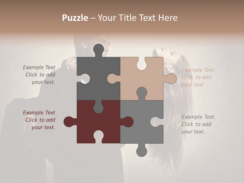 Indoor Portrait Marriage PowerPoint Template