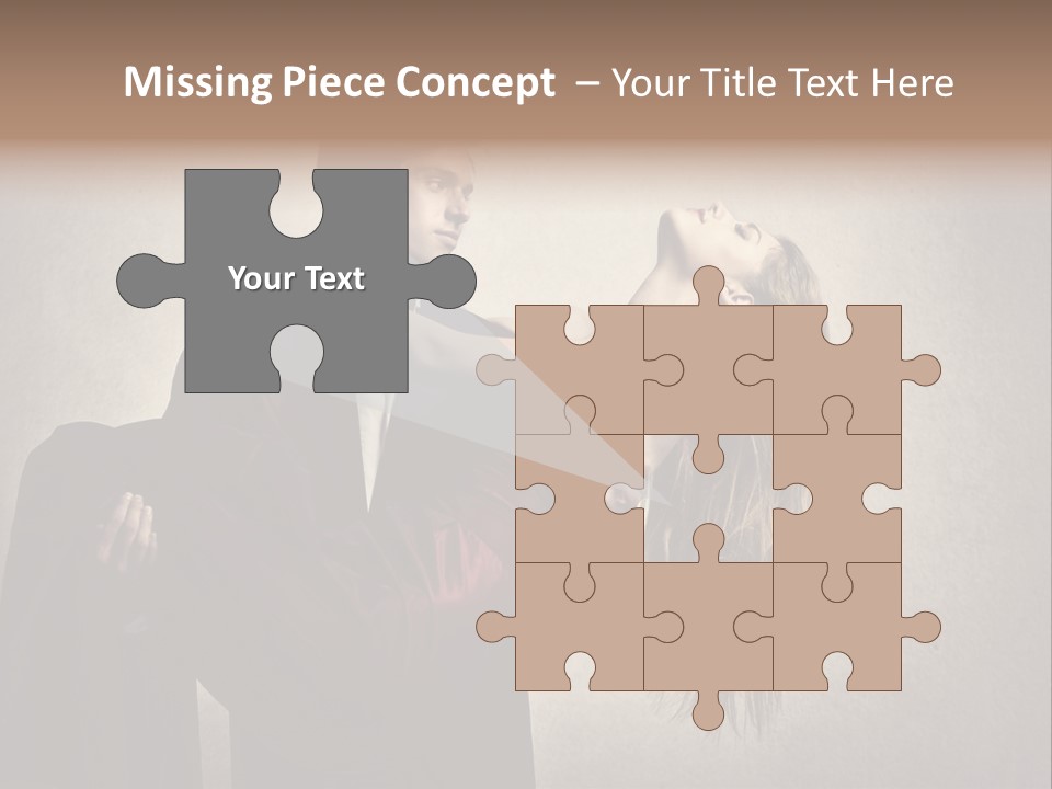 Indoor Portrait Marriage PowerPoint Template