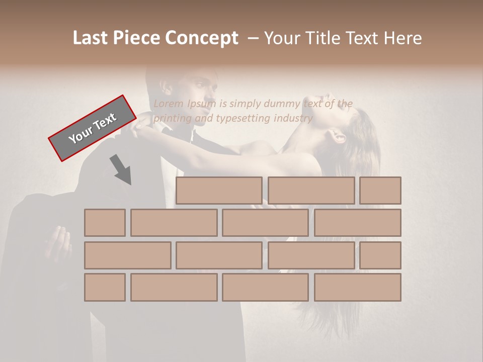Indoor Portrait Marriage PowerPoint Template