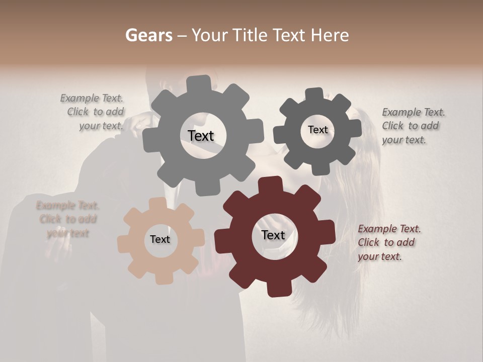 Indoor Portrait Marriage PowerPoint Template