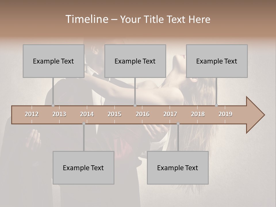 Indoor Portrait Marriage PowerPoint Template
