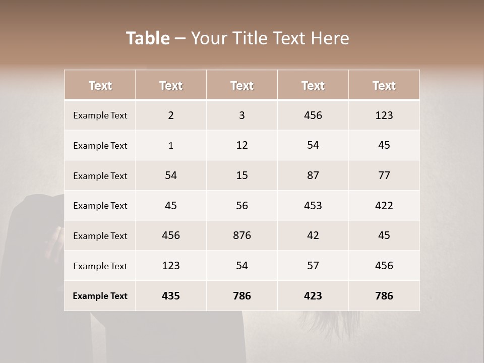 Indoor Portrait Marriage PowerPoint Template