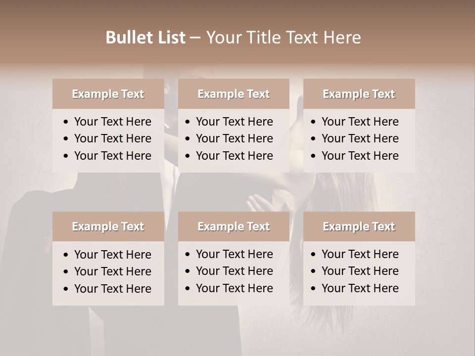 Indoor Portrait Marriage PowerPoint Template