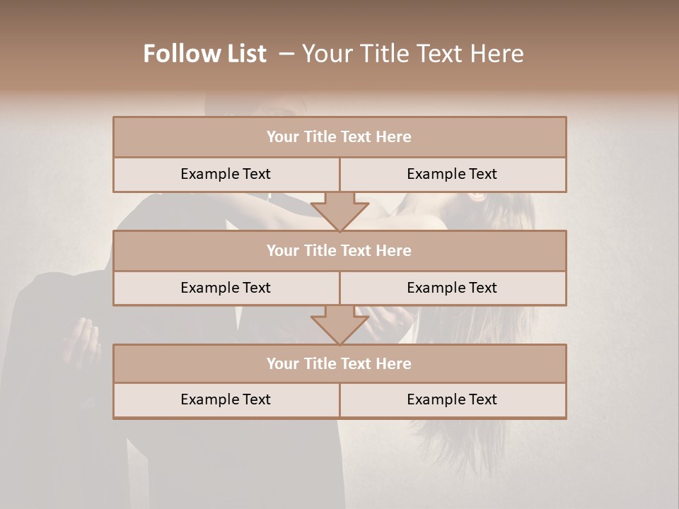 Indoor Portrait Marriage PowerPoint Template