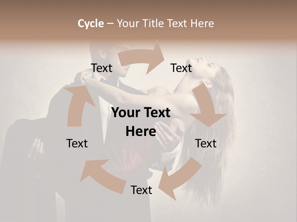 Indoor Portrait Marriage PowerPoint Template