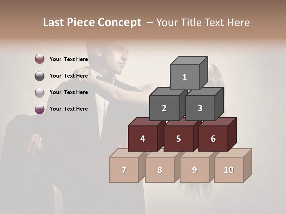 Indoor Portrait Marriage PowerPoint Template