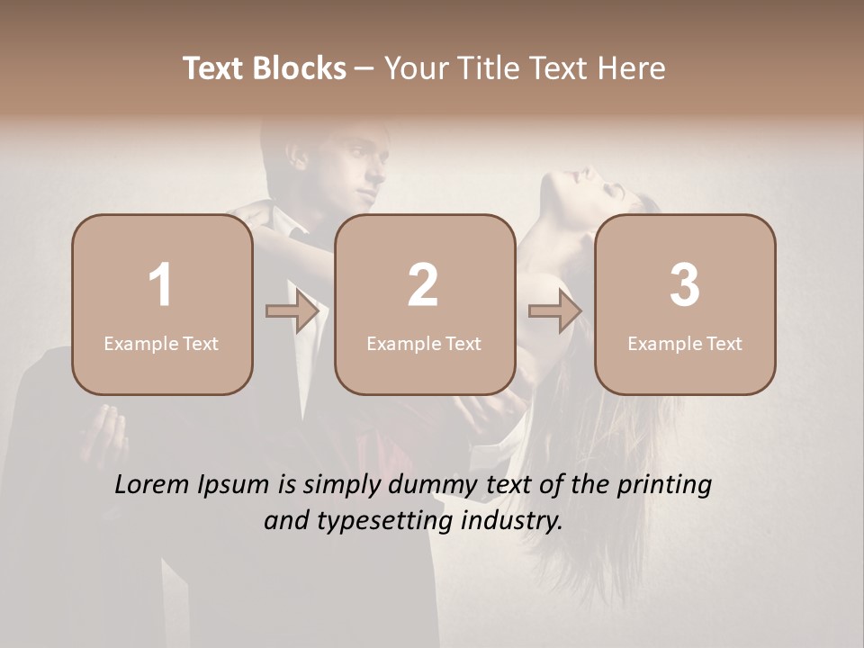 Indoor Portrait Marriage PowerPoint Template