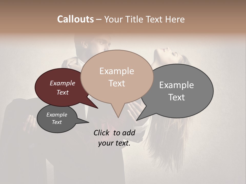 Indoor Portrait Marriage PowerPoint Template