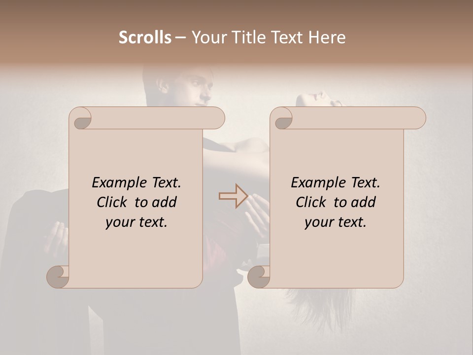 Indoor Portrait Marriage PowerPoint Template