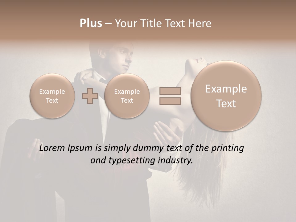 Indoor Portrait Marriage PowerPoint Template