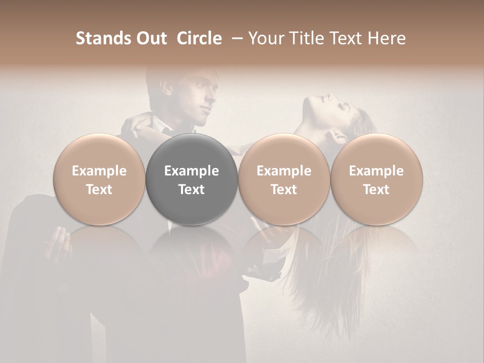 Indoor Portrait Marriage PowerPoint Template