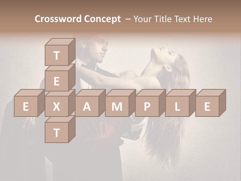 Indoor Portrait Marriage PowerPoint Template