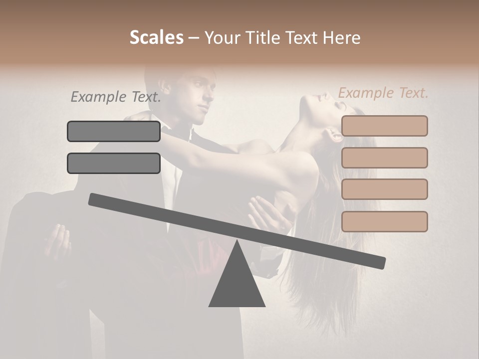 Indoor Portrait Marriage PowerPoint Template