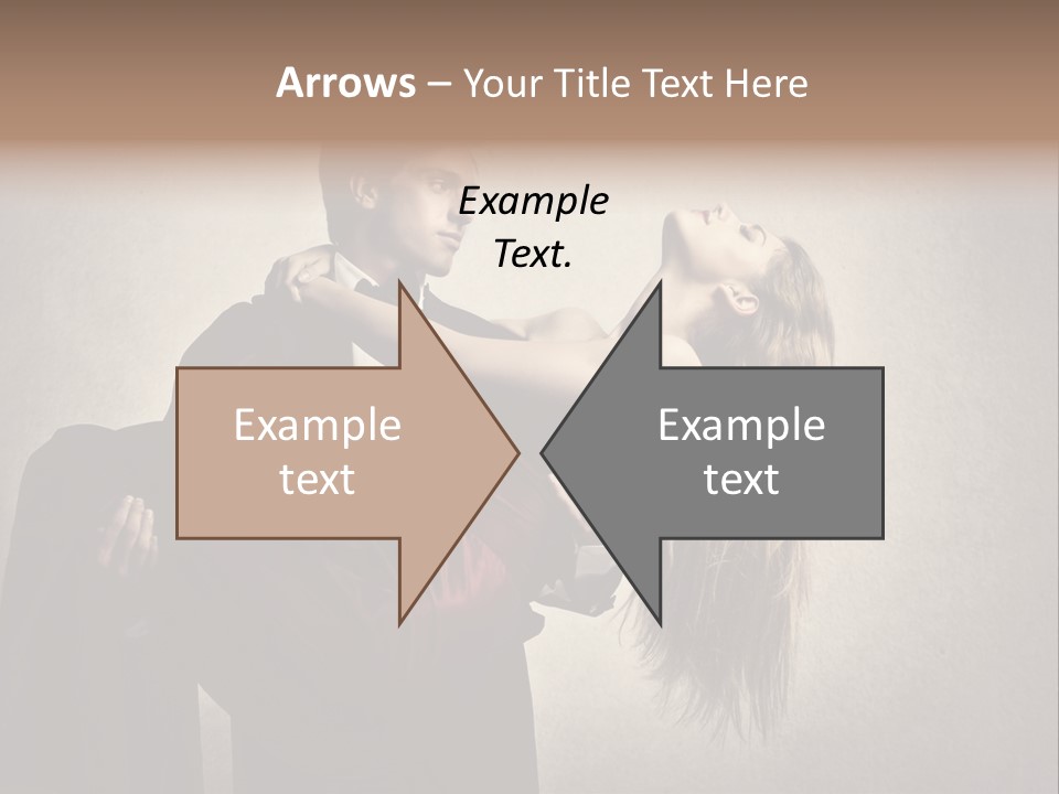 Indoor Portrait Marriage PowerPoint Template