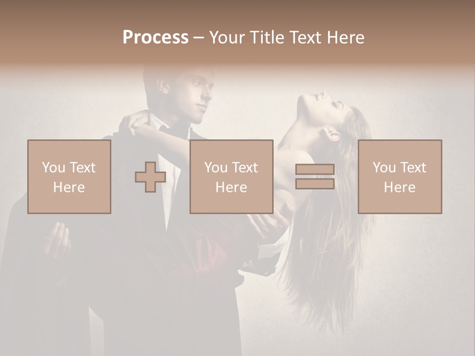 Indoor Portrait Marriage PowerPoint Template