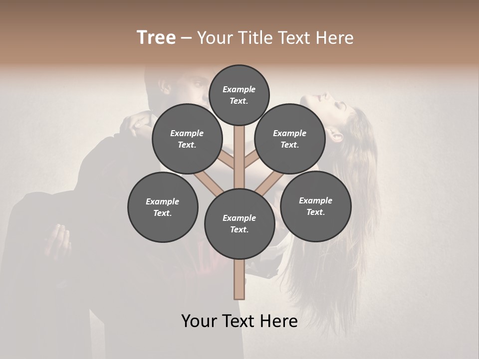 Indoor Portrait Marriage PowerPoint Template