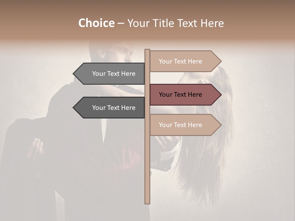 Indoor Portrait Marriage PowerPoint Template