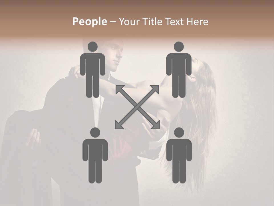 Indoor Portrait Marriage PowerPoint Template