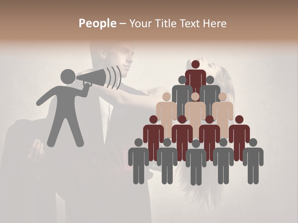 Indoor Portrait Marriage PowerPoint Template