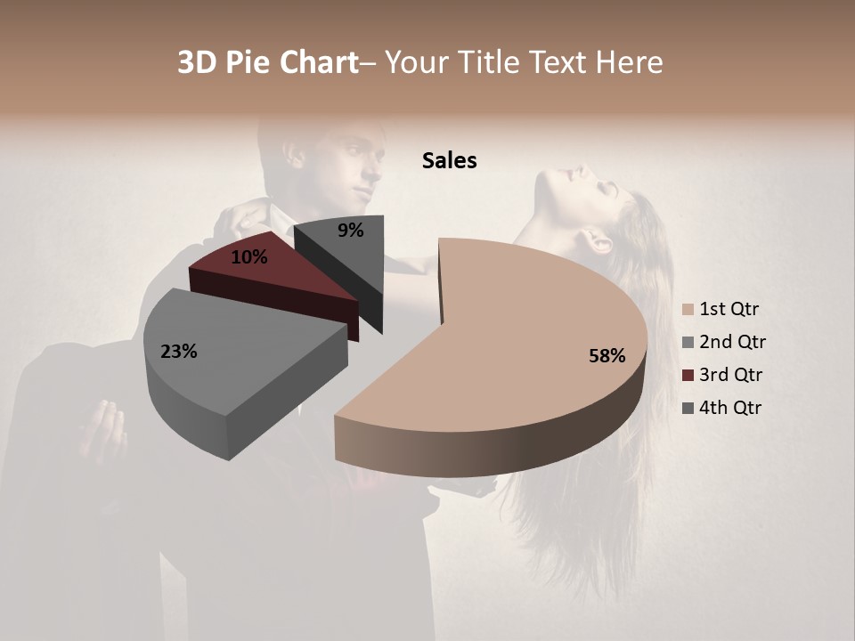 Indoor Portrait Marriage PowerPoint Template