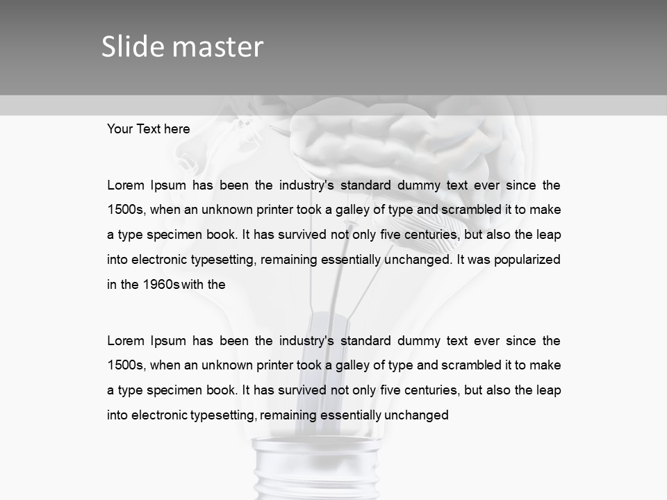 Silhouette Modern Idea PowerPoint Template