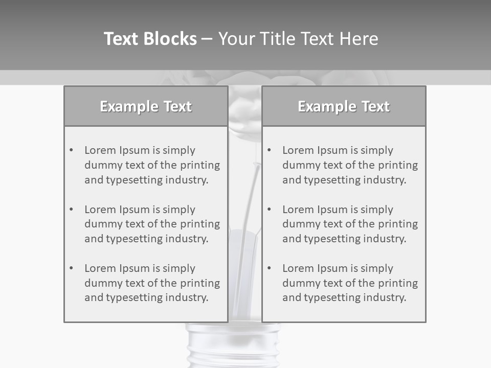 Silhouette Modern Idea PowerPoint Template