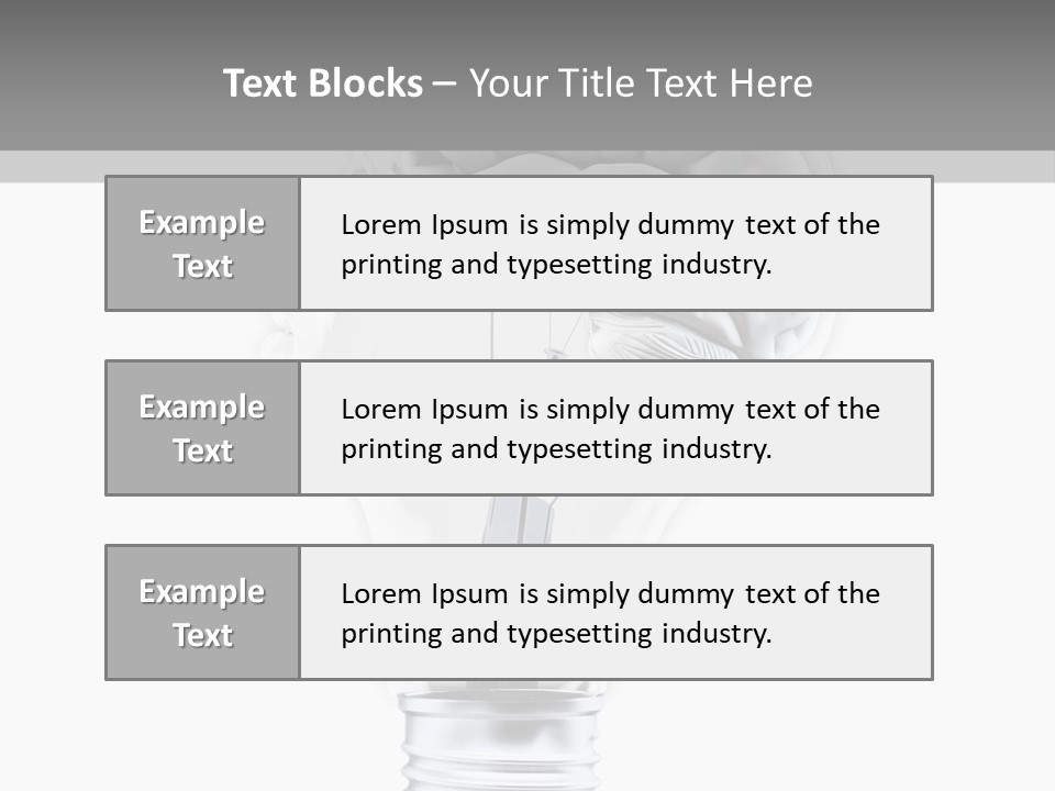 Silhouette Modern Idea PowerPoint Template