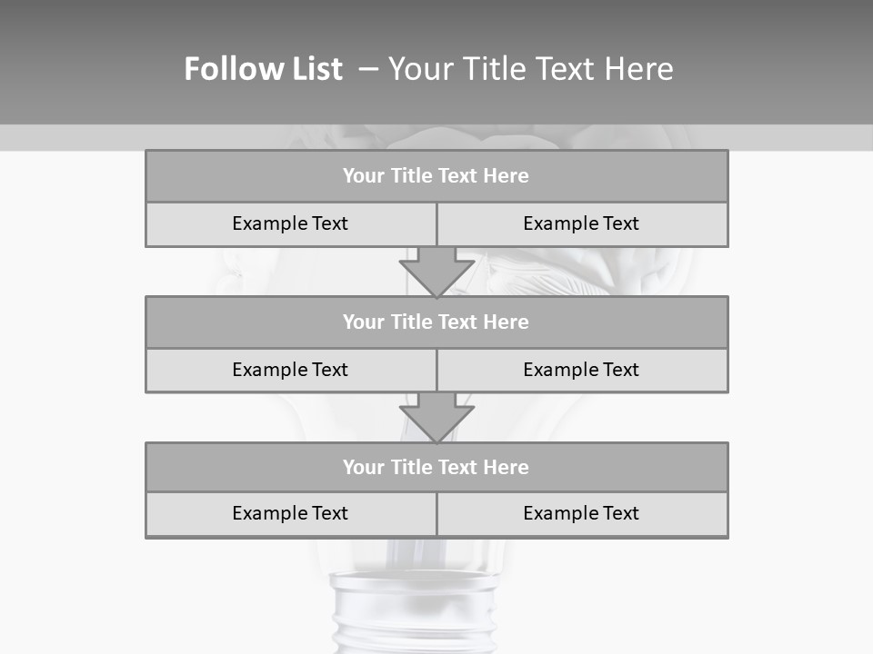 Silhouette Modern Idea PowerPoint Template