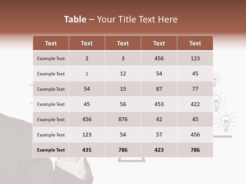 Table Meeting Conference PowerPoint Template