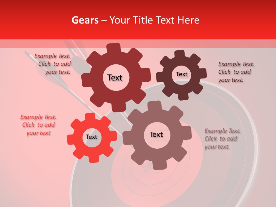 Advantage Arrow Job PowerPoint Template