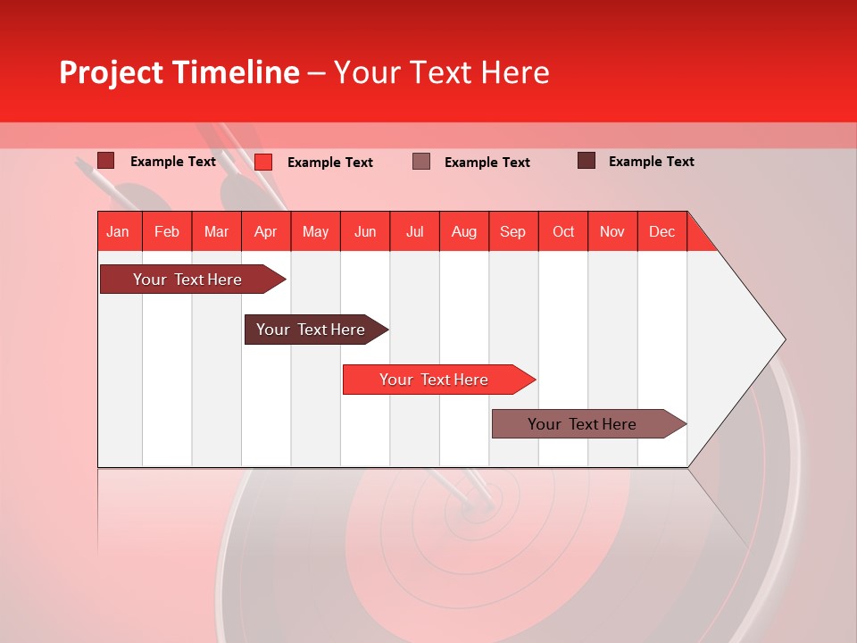 Advantage Arrow Job PowerPoint Template